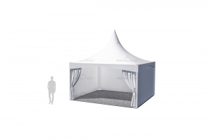 Классический шатёр CLASSIC EVENT RT20/4 с размерами 4x4,5 м. вмещает до 10 чел.