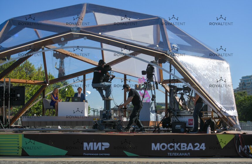 Аренда деревянного шатра для Москва 24