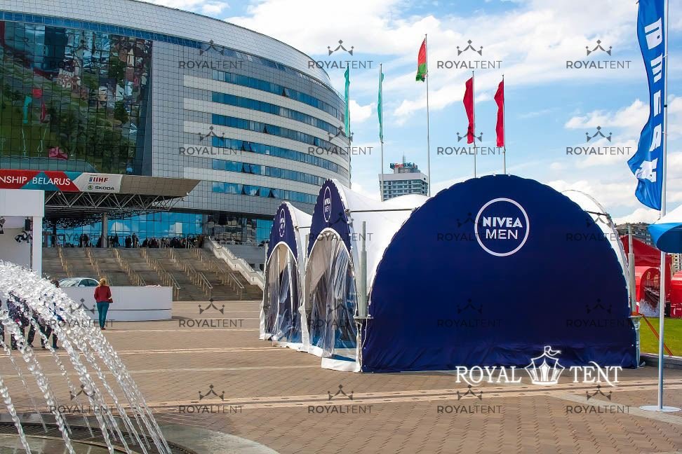Шатры для Чемпионата мира по хоккею 2014 в Минске