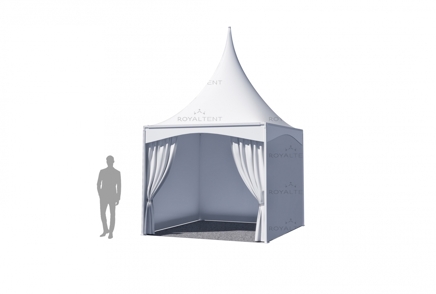Описание изделия Этот компактный четырехгранный шатер удобен для ярмарок, в...