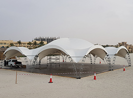 Арочный шатер в Дубае