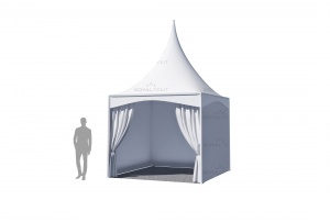 Классический шатер CLASSIC EVENT RT9/3 с размерами 3x3 м. вмещает до 4 чел.