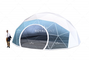 Сферический шатер SPHERE RT50D8 с размерами 8x8 м. вмещает до 30 чел.