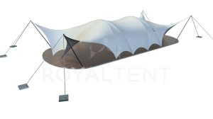 Эксклюзивный шатер Арочная 1 с размерами 75x30 м. вмещает до 1250 чел.