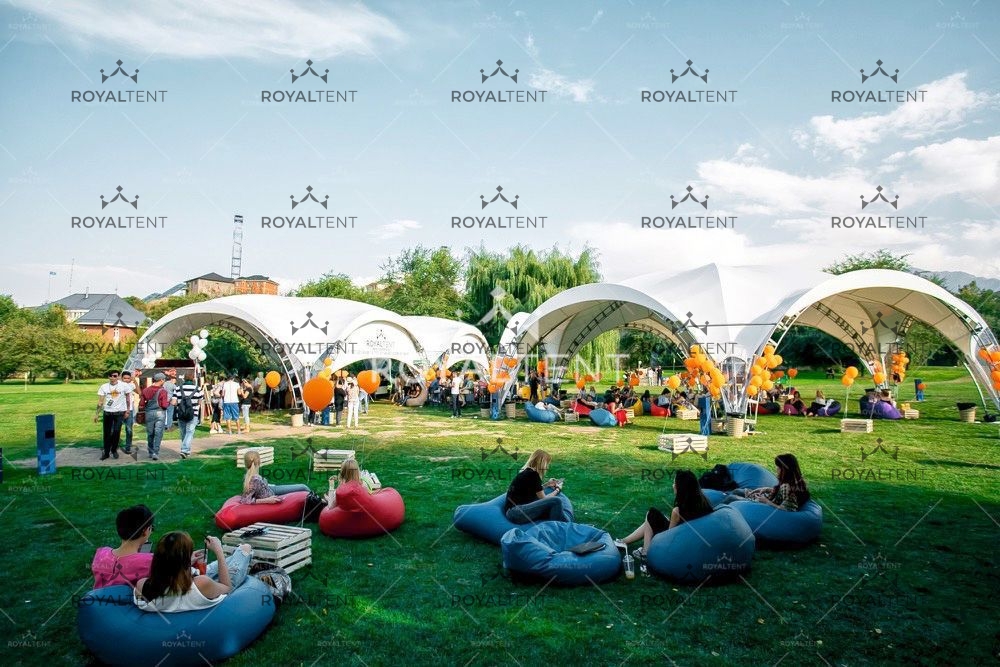 Аренда арочных шатров для «Shake Fest 2016», г. Астана.