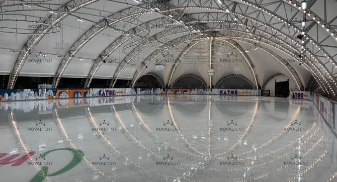 Комплекс арочных шатров для ледового катка, Ставрополь