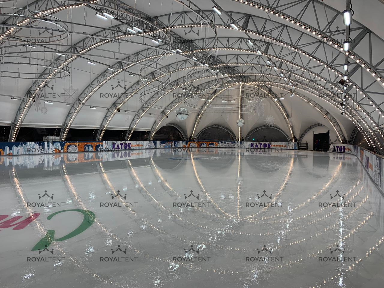 Комплекс арочных шатров для ледового катка, Ставрополь