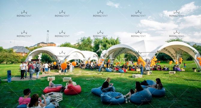 Аренда арочных шатров для «Shake Fest 2016», г. Астана.