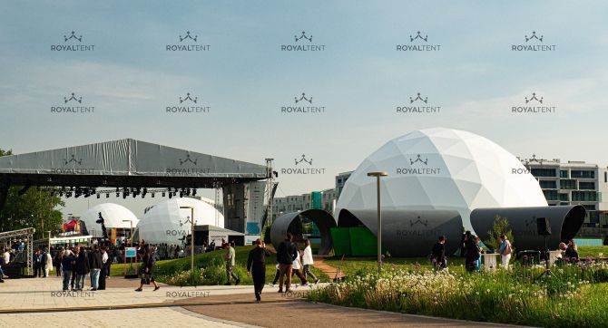 Комплекс шатров для XI технологического форума Startup Village «Время инноваций - 2023»