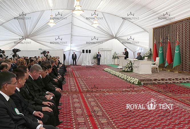 Церемония закладки здания Посольства Туркменистана в республике Беларусь